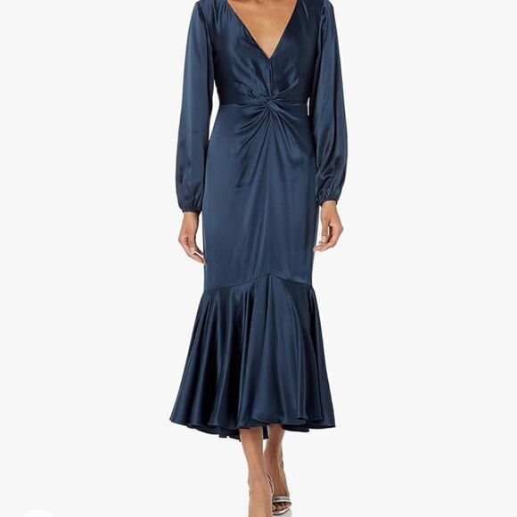 NWT Cinq à Sept Women's Velda Silk Dress - Picture 2 of 16